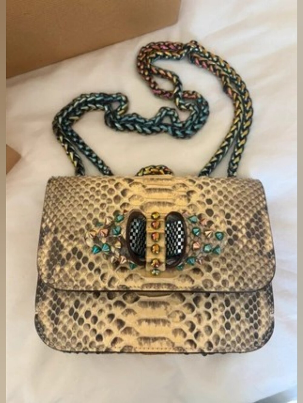 Christian Louboutin Snake Skin Sweet Charity RARE